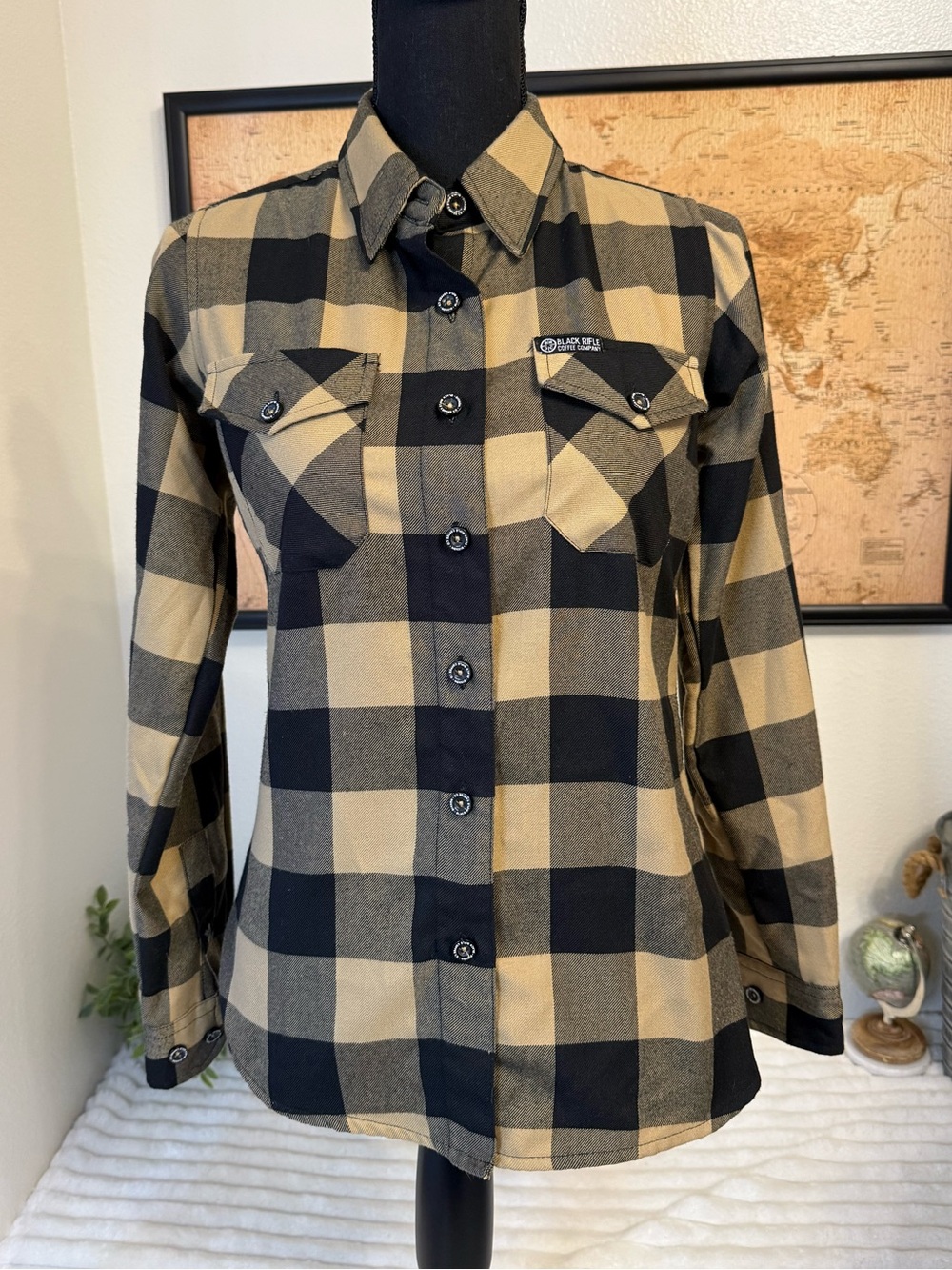 Dixxon Flannel Company Black Rifle Coffee Company flannel size small